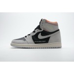 Jordan 1 Retro High Neutral Grey Hyper Crimson Replica