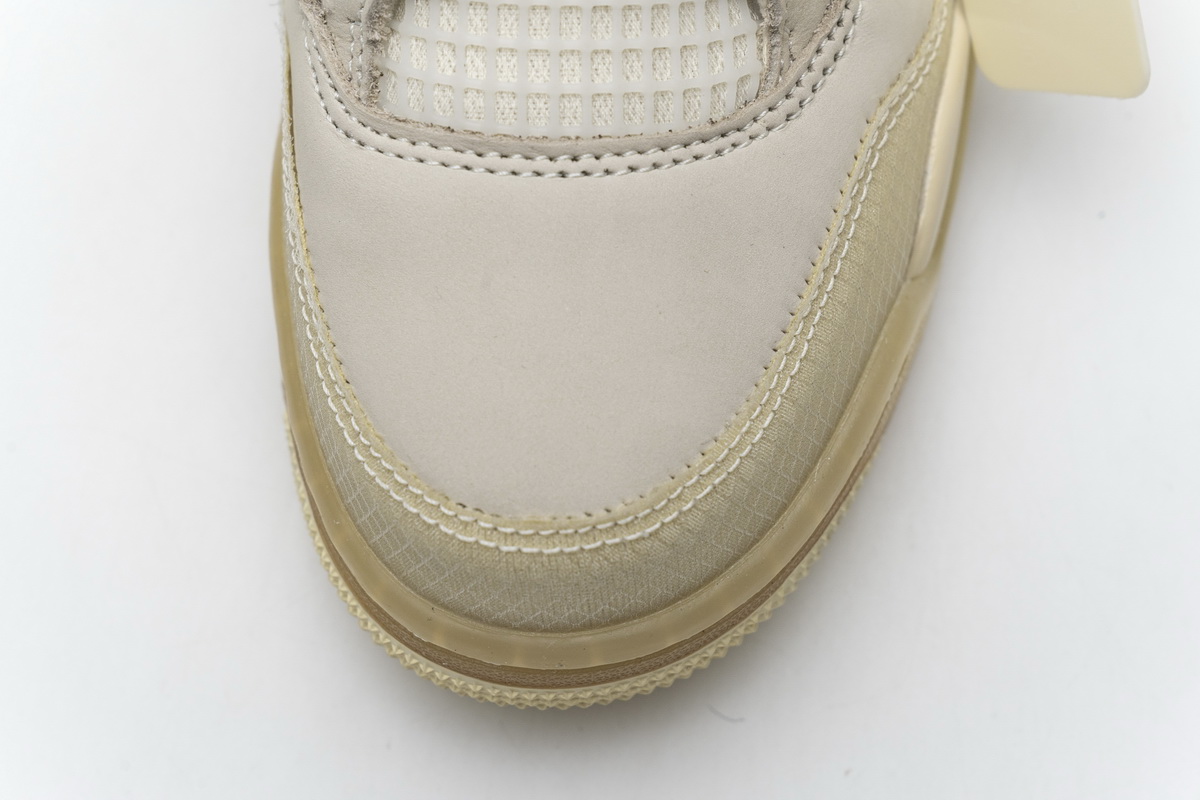 Jordan 4 Retro Off-White Sail Replica, CV9388-100