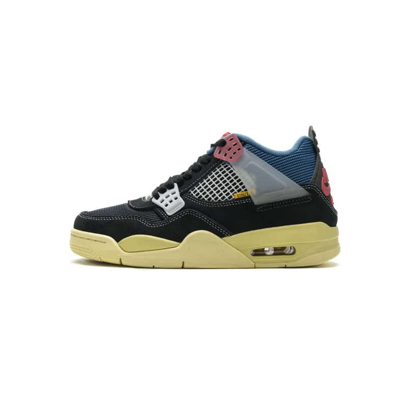 Jordan 4 Retro Union Off Noir Replica, DC9533-001