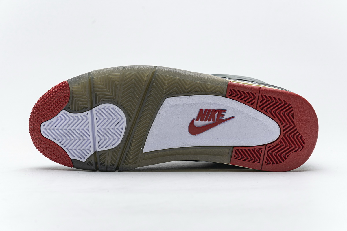 OFF White x Air Jordan 4 Bred Replica, CV9388-001