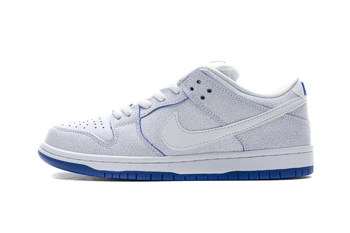 SB Dunk Low Premium White Game Royal Replica,CJ6884-100