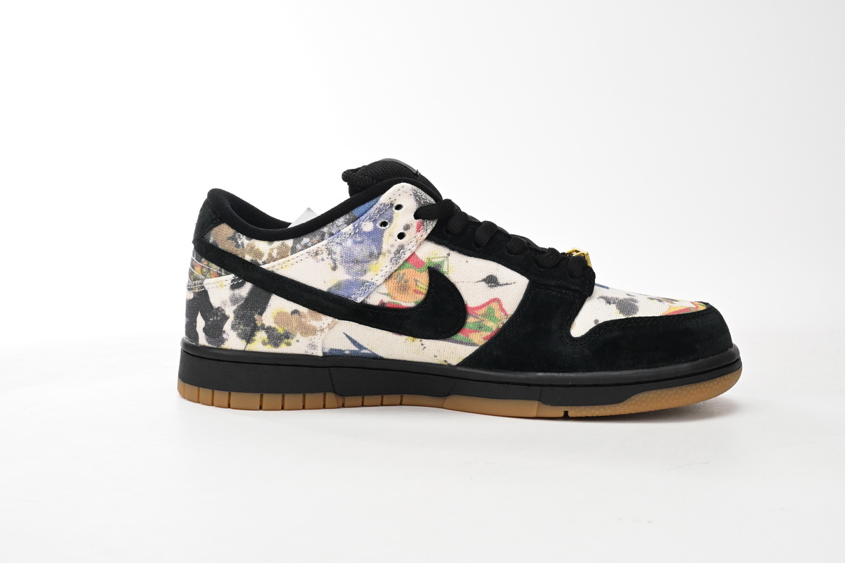 SB Dunk Low Supreme Rammellzee Replica,FD8778-001
