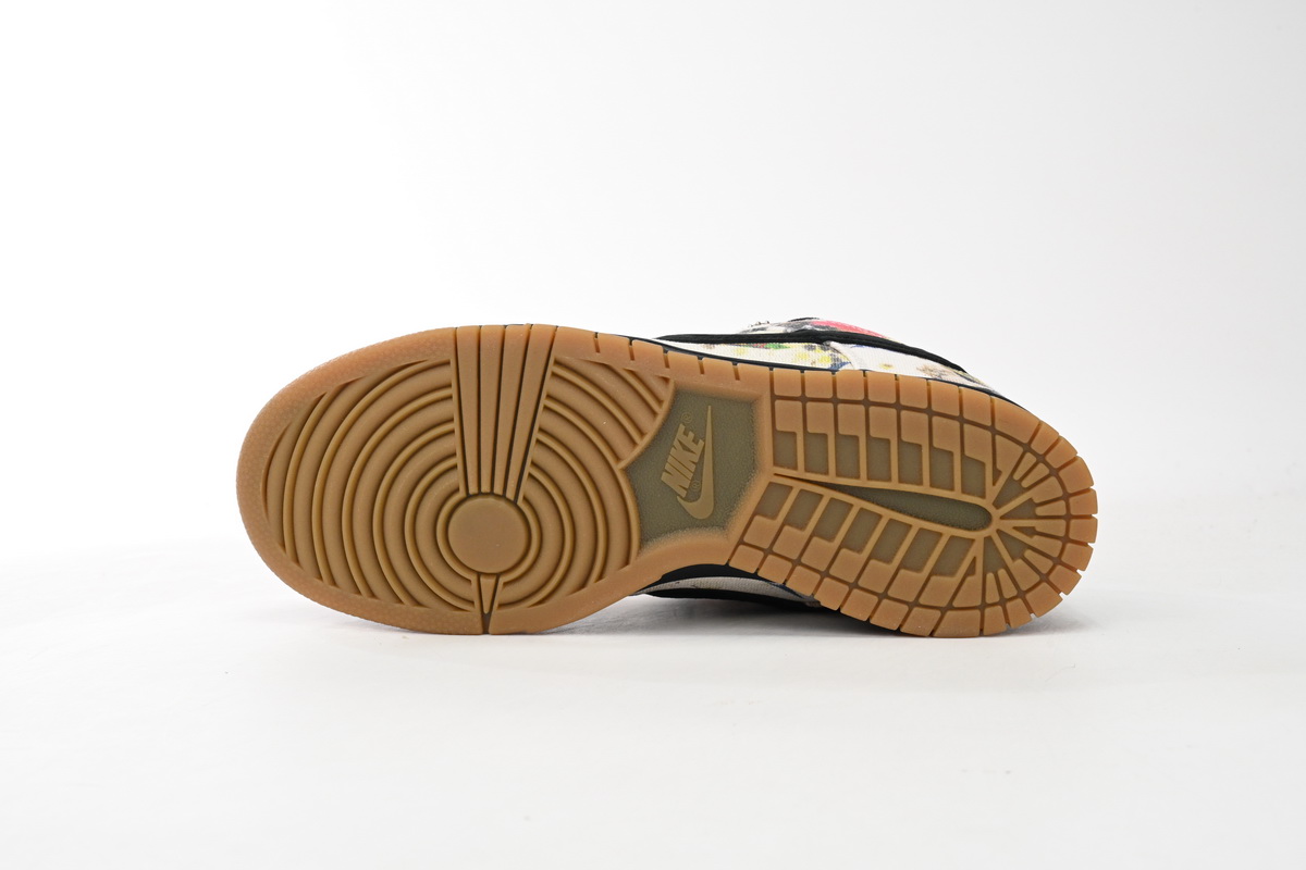 SB Dunk Low Supreme Rammellzee Replica,FD8778-001