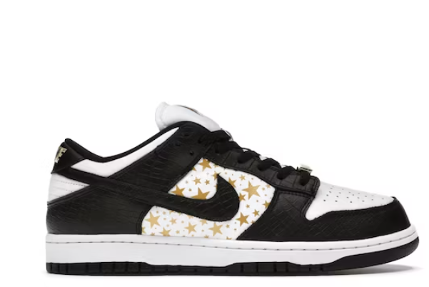 SB Dunk Low Supreme Stars Black Replica,DH3228-102