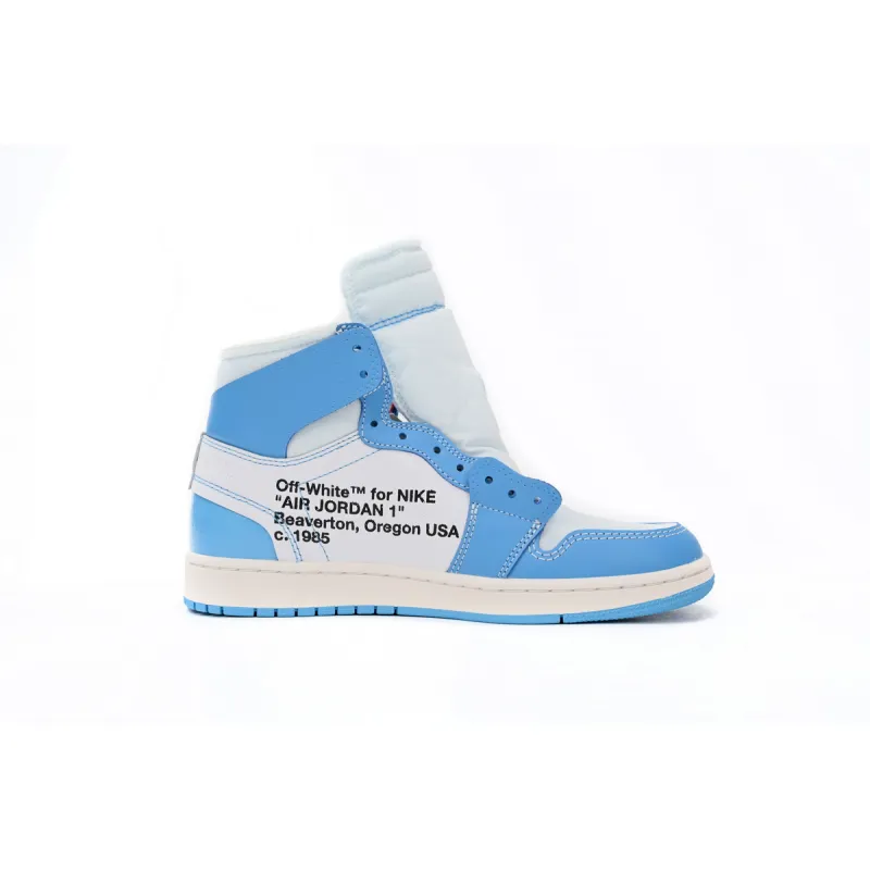 Jordan 1 Retro High Off-White University Blue Replica, AQ0818-148