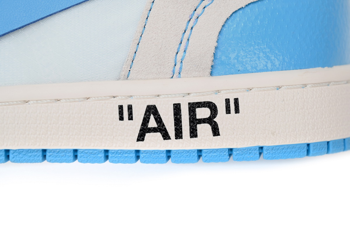 Jordan 1 Retro High Off-White University Blue Replica, AQ0818-148, Replica Shoes