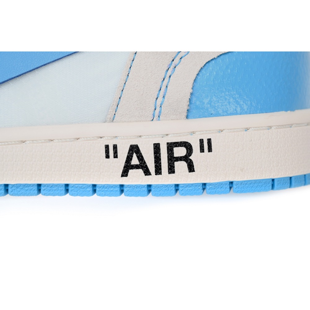 Jordan 1 Retro High Off-White University Blue Replica, AQ0818-148, Replica Shoes