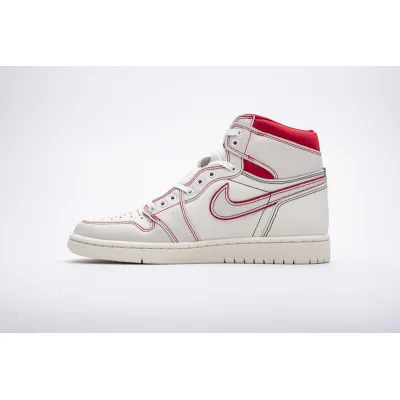 Jordan 1 Retro High Phantom Gym Red Replica, 555088-160, Replica Shoes 01