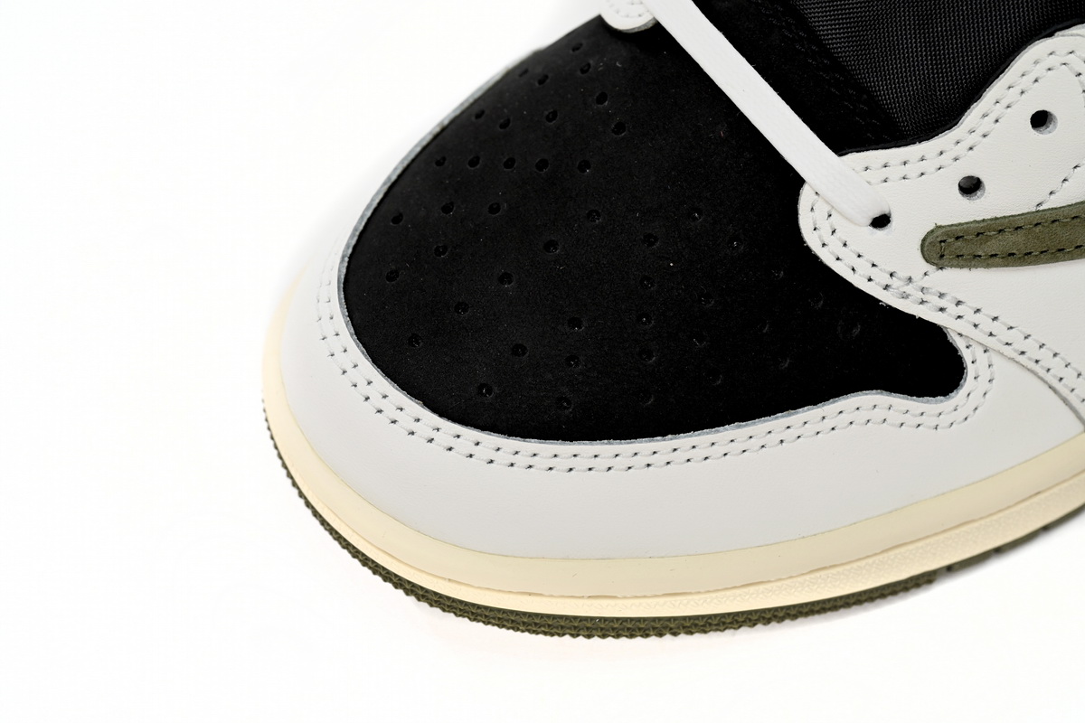 Jordan 1 Retro Low OG SP Travis Scott Olive Replica, DZ4137-106