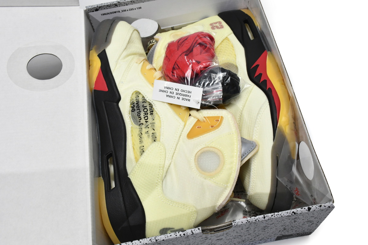 Jordan 5 Retro Off-White Sail Replica,DH8565-100