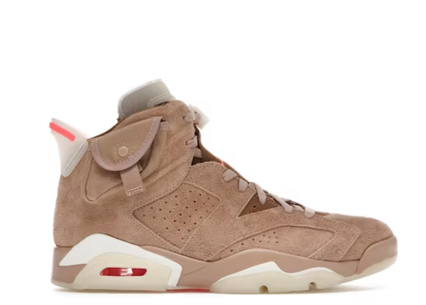 Jordan 6 Retro Travis Scott British Khaki Replica,DH0690-200