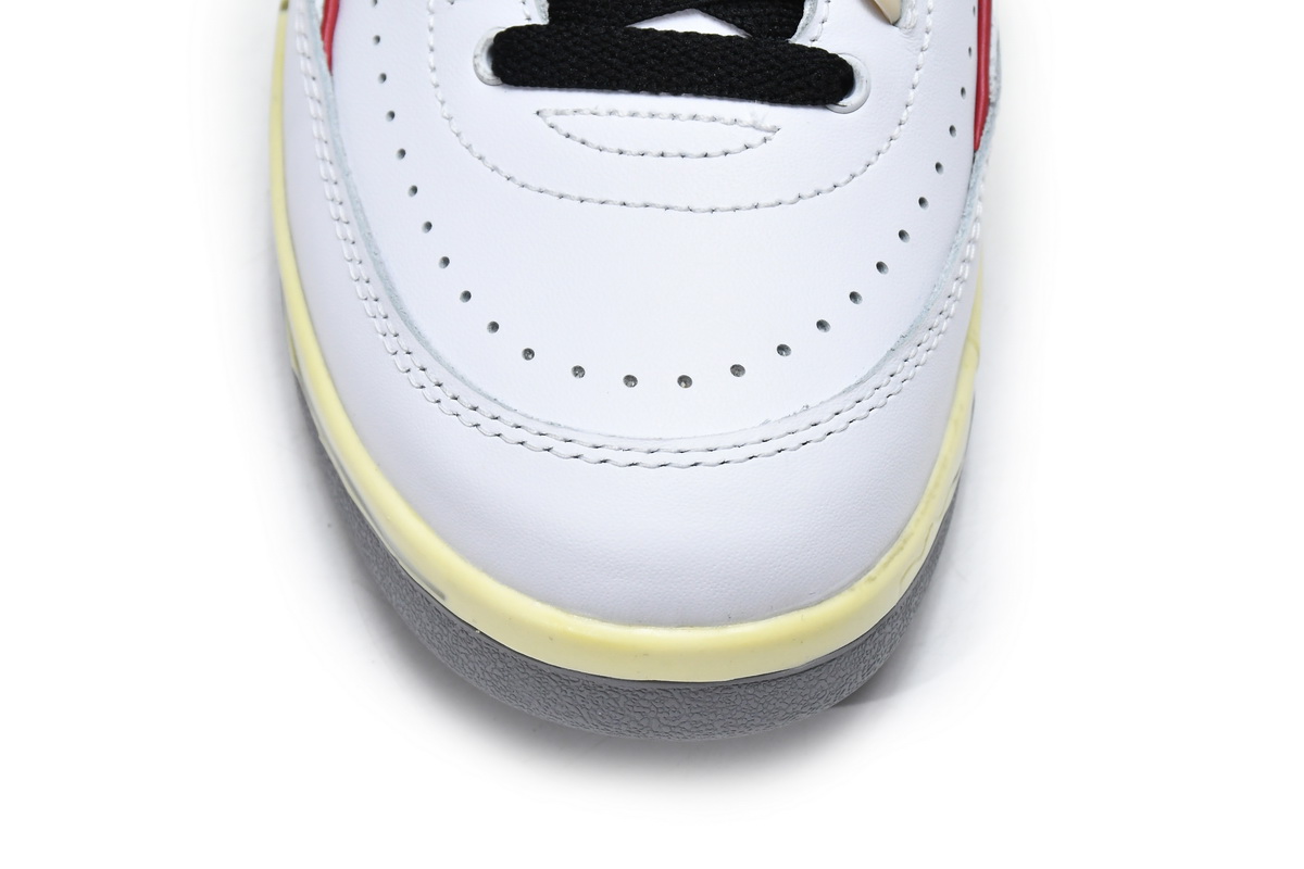 Jordan 2 Retro Low SP Off-White White Red Replica, DJ4375-106