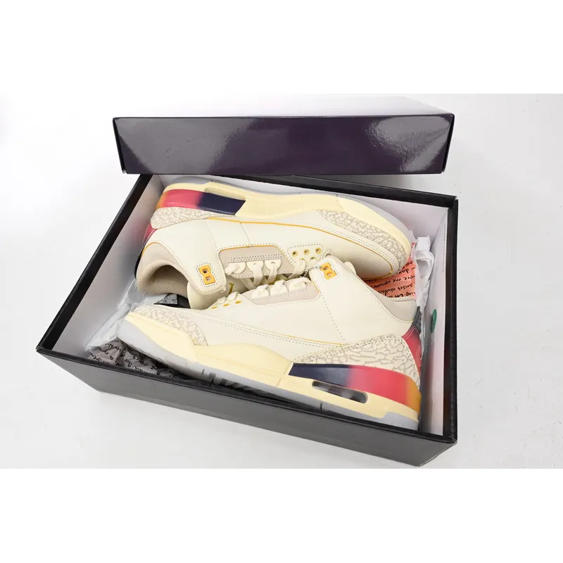 Jordan 3 Retro SP J Balvin Medellín Sunset Replica, FN0344-901