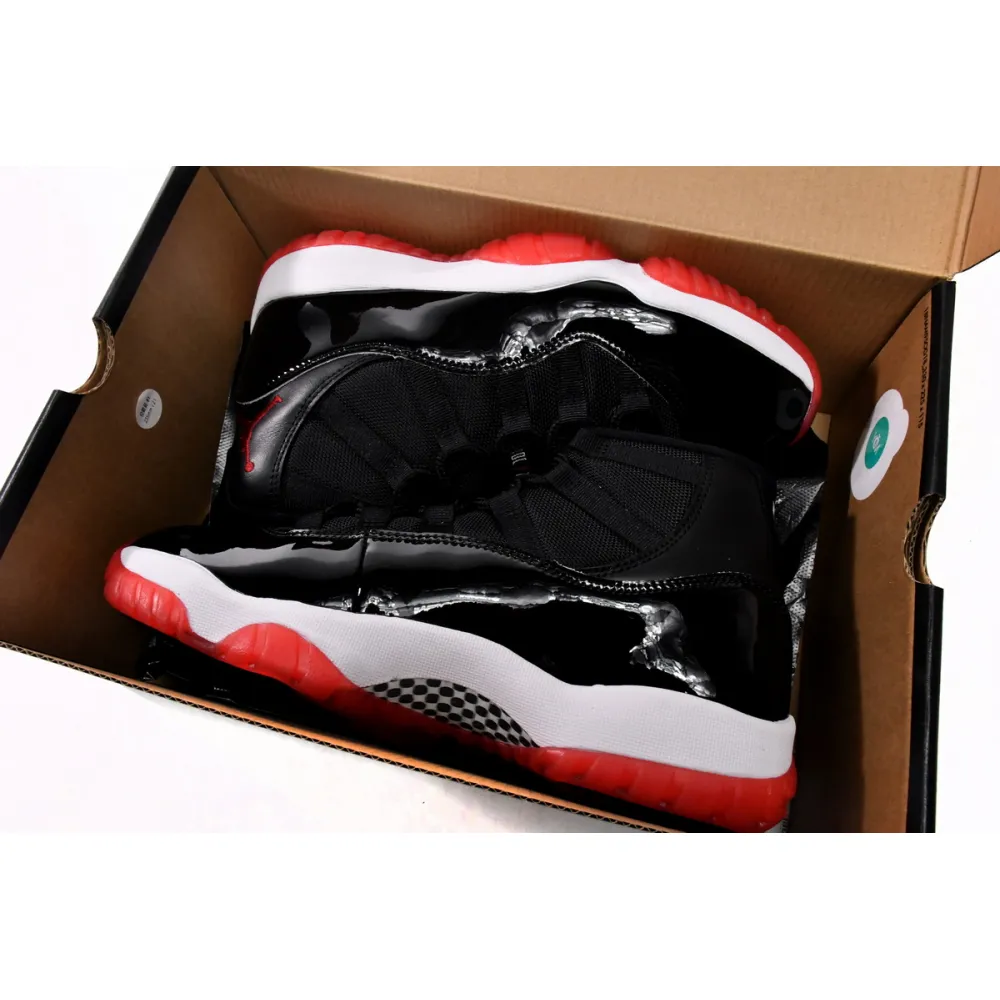 Jordan 11 Retro Playoffs Bred Replica, 378037-061