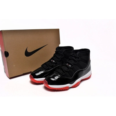 Jordan 11 Retro Playoffs Bred Replica, 378037-061 02