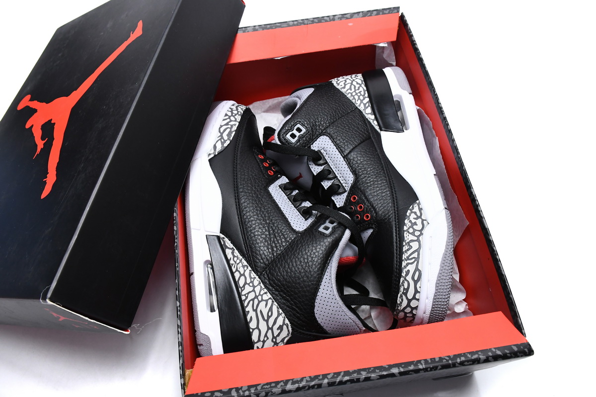 Jordan 3 Retro Black Cement Replica, 854262-001