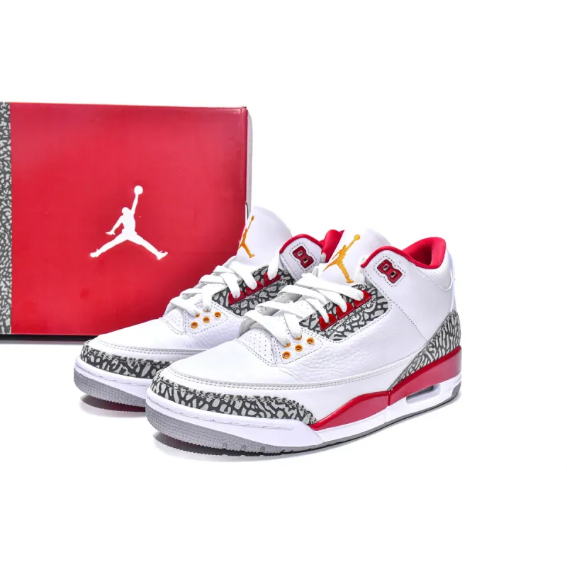 Jordan 3 Retro Cardinal Red Replica, CT8532-126