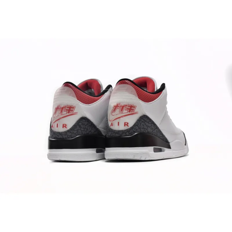 Jordan 3 Retro Fire Red Replica, DN3707-160