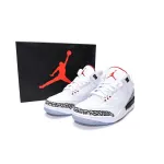 Jordan 3 Retro Free Throw Line White Cement Replica, 923096-101