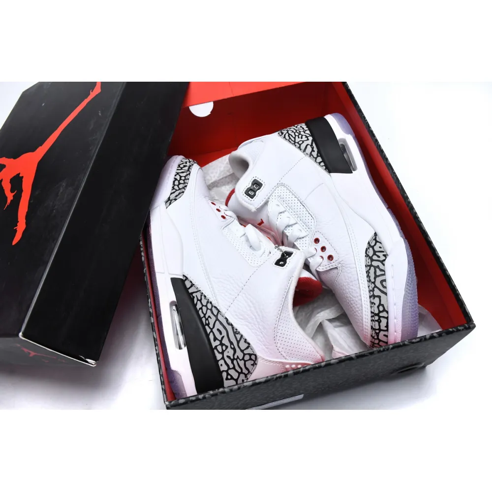 Jordan 3 Retro Free Throw Line White Cement Replica, 923096-101