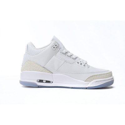 Jordan 3 Retro Pure White Replica, 136064-111 02