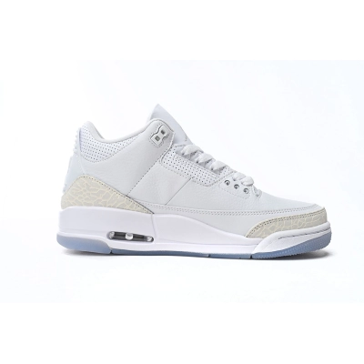 Jordan 3 Retro Pure White Replica, 136064-111 02