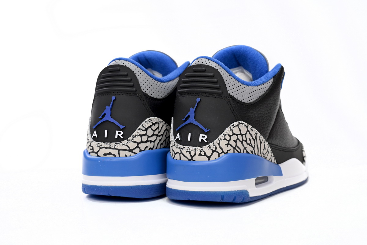 Jordan 3 Retro Sport Blue Replica, 136064-007