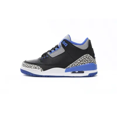 Jordan 3 Retro Sport Blue Replica, 136064-007 01