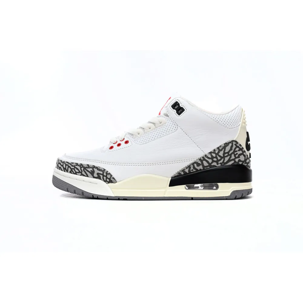 Jordan 3 Retro White Cement Reimagined Replica, DN3707-100