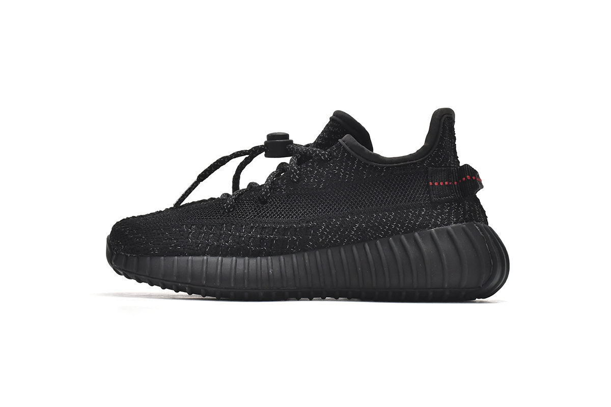 Yeezy Boost 350 V2 Static Black (Reflective) Replica,FU9007