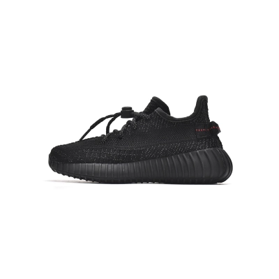 Yeezy Boost 350 V2 Static Black (Reflective) Replica,FU9007 01