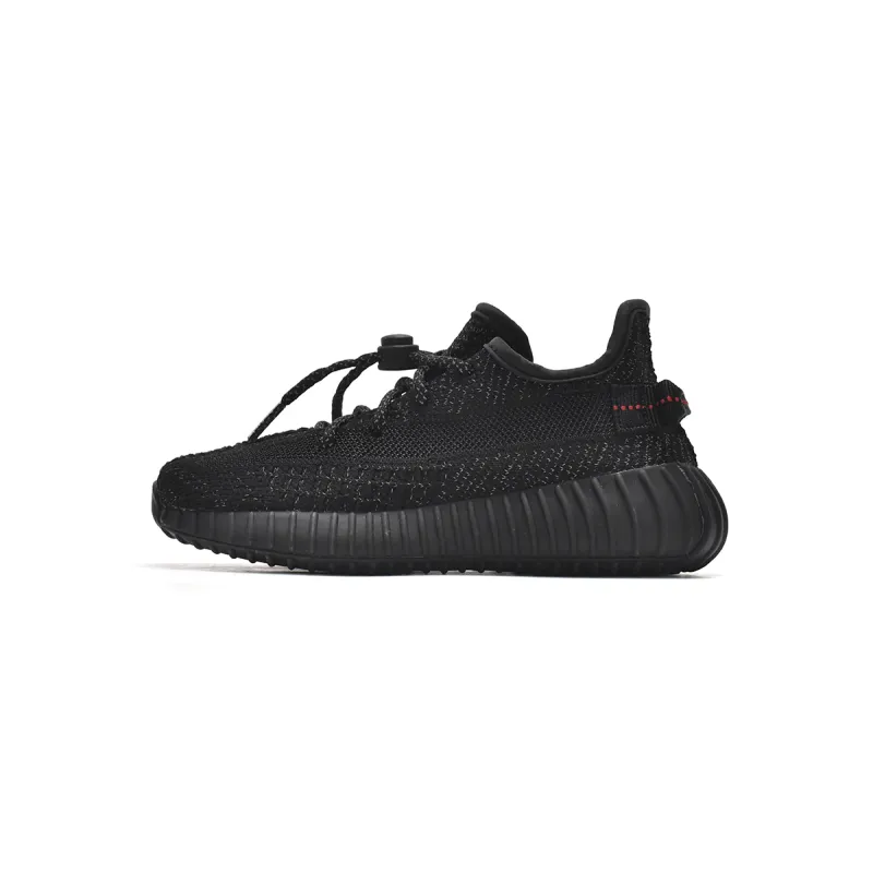 Yeezy Boost 350 V2 Static Black (Reflective) Replica,FU9007