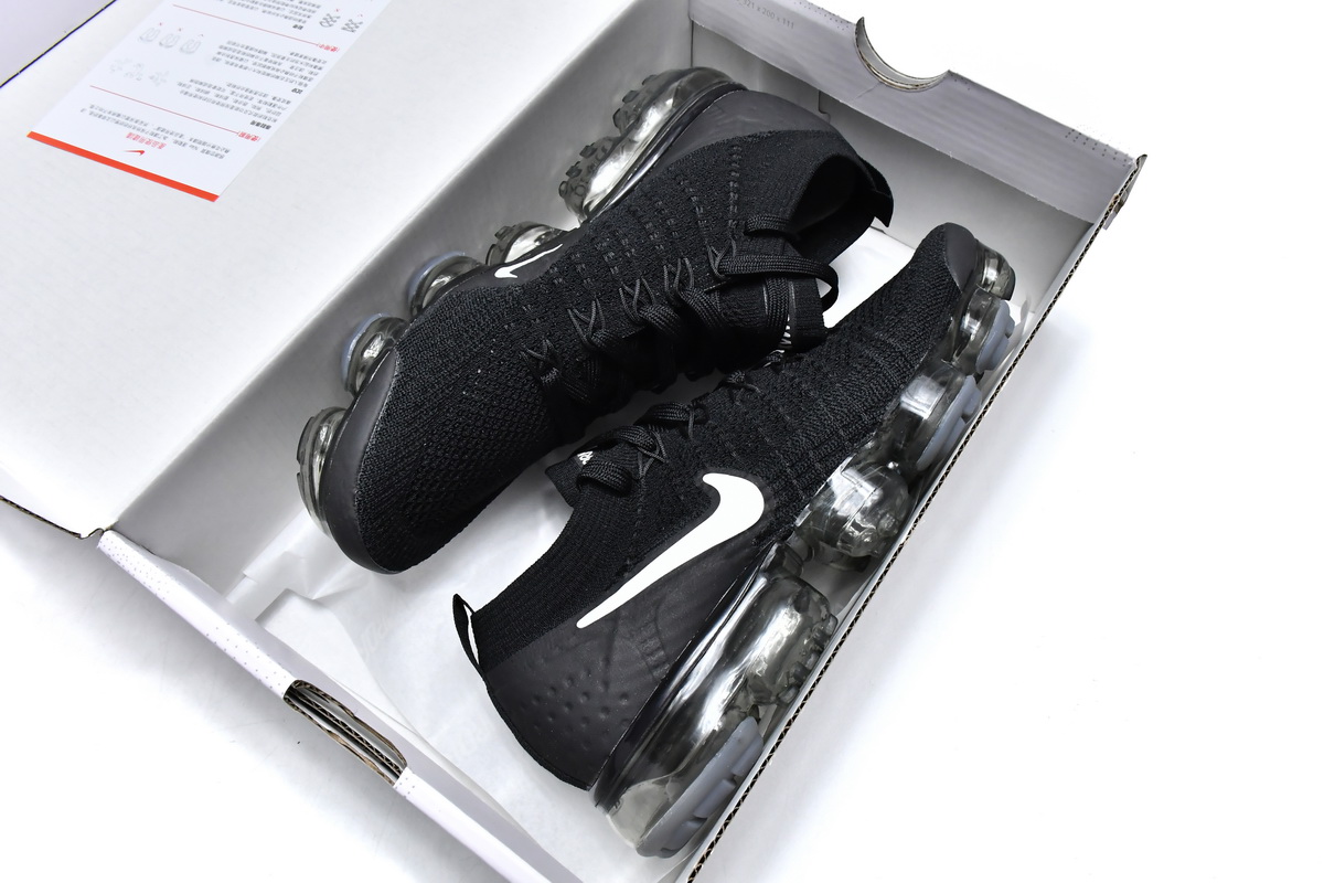 Air VaporMax 2 Black White Replica, 942842-001