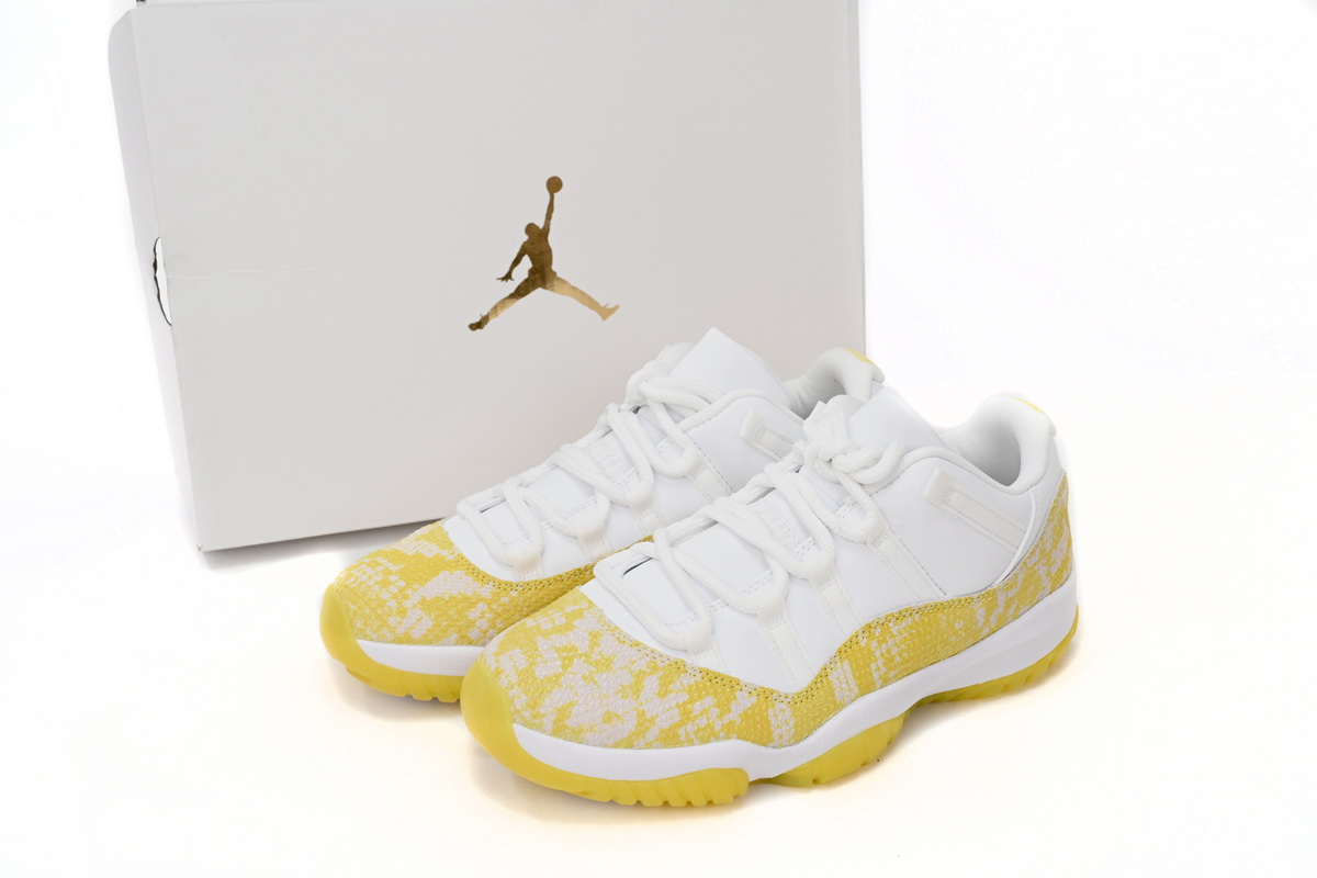 Jordan 11 Retro Low Yellow Snakeskin Replica, AH7860-107