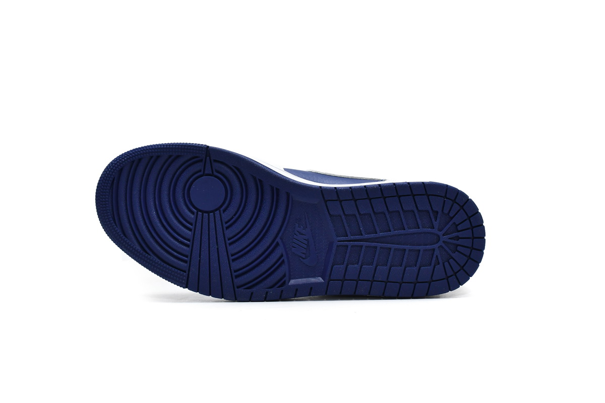 Jordan 1 Mid Royal Blue Laser Orange Replica, 554724-131, Replica Shoes