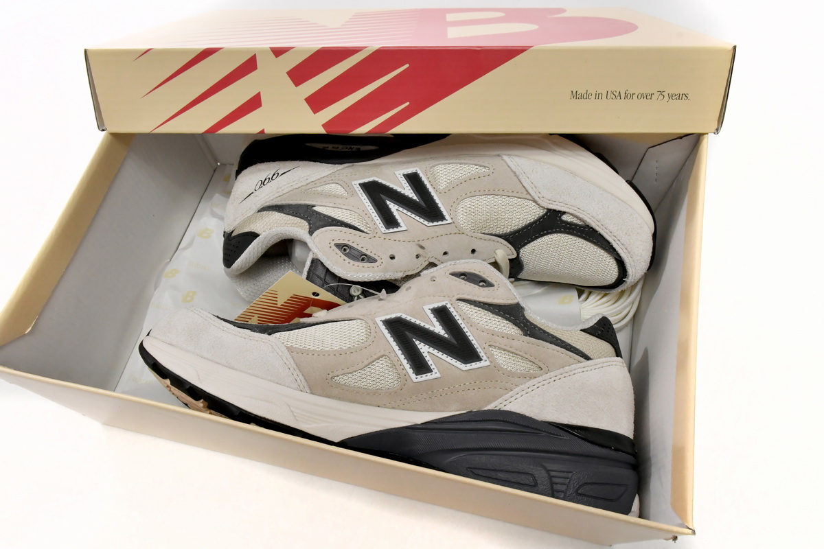 New Balance 990v3 MiUSA Teddy Santis Moonbeam Replica, M990AD3