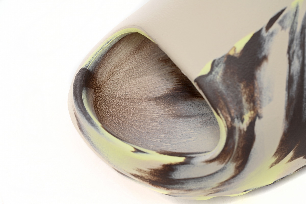 Yeezy Slide Enflame Oil Painting Ink Yellow Replica, FZ5899