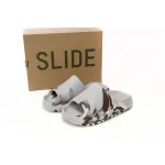 Yeezy Slide Enflame Oil Painting White Grey Replica, GZ5553