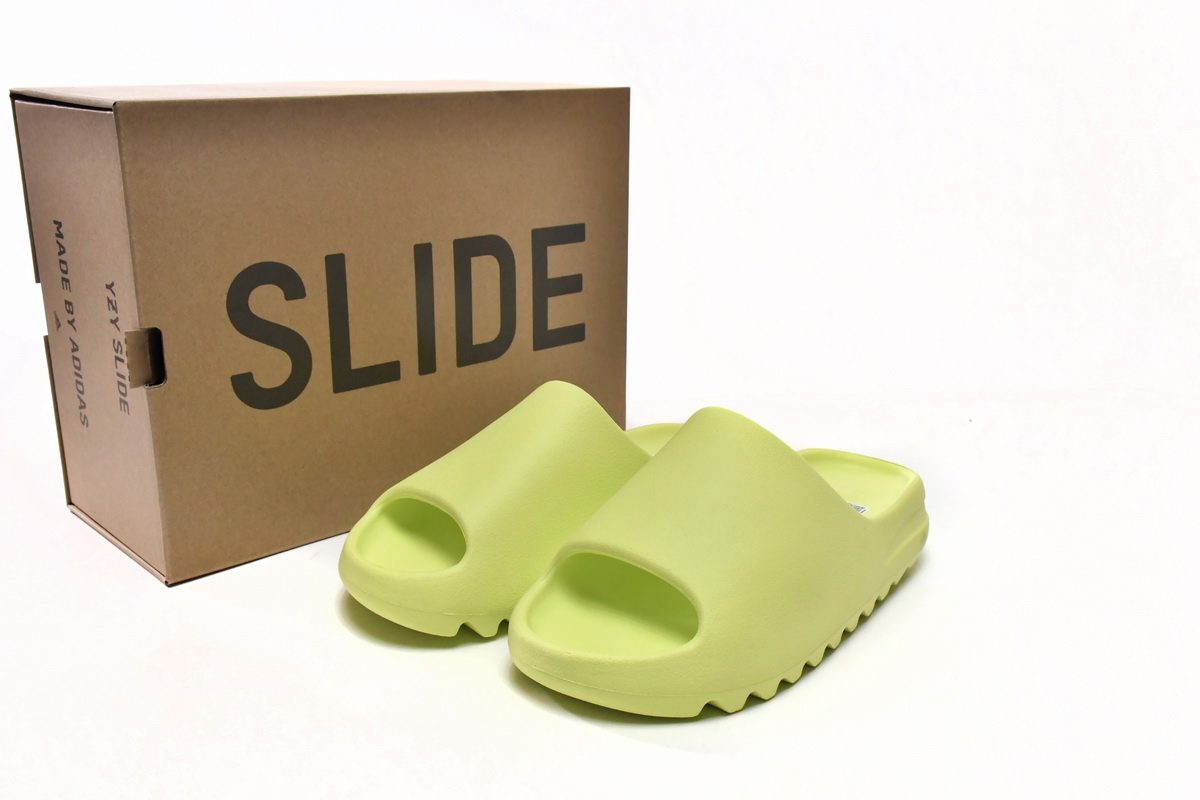 Yeezy Slide Glow Green Replica, HQ6447