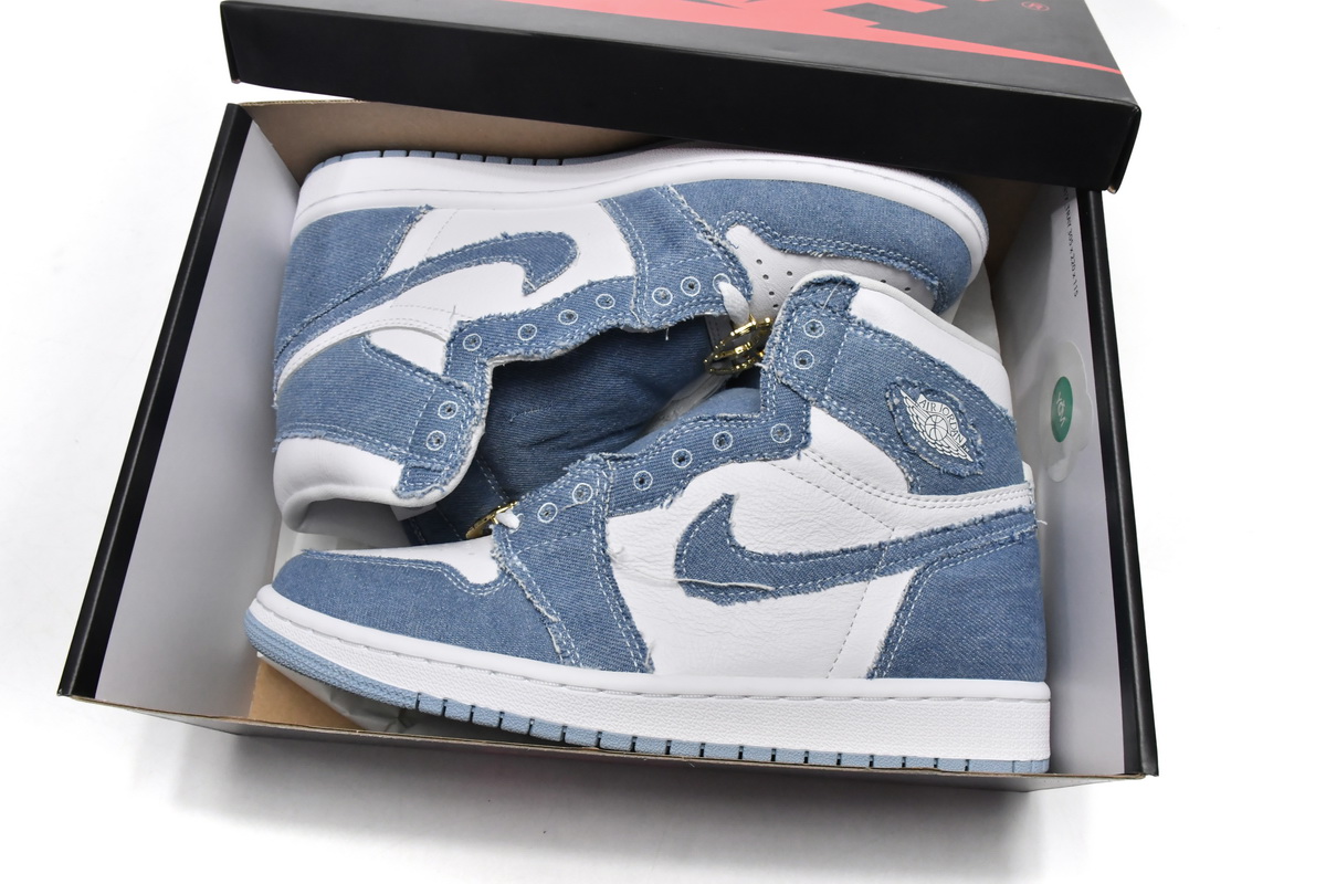 Jordan 1 High OG Denim Replica,  DM9036-104, Replica Shoes