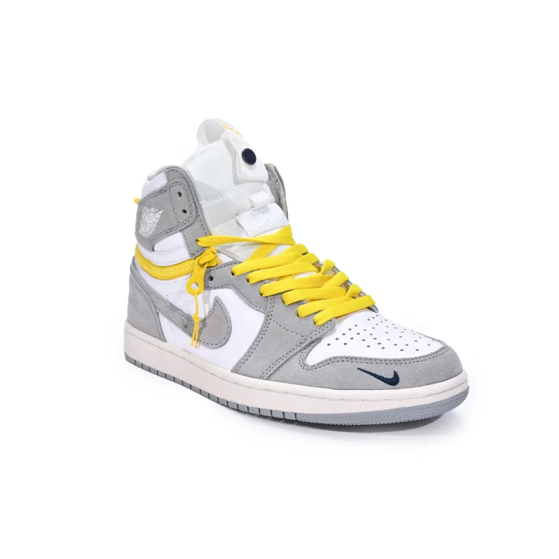 Jordan 1 High Switch Light Smoke Replica,  CW6576-100, Replica Shoes