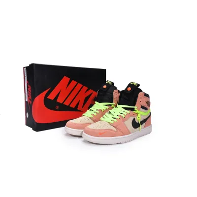 Jordan 1 High Switch Peach Replica,  CW6576-800, Replica Shoes 02