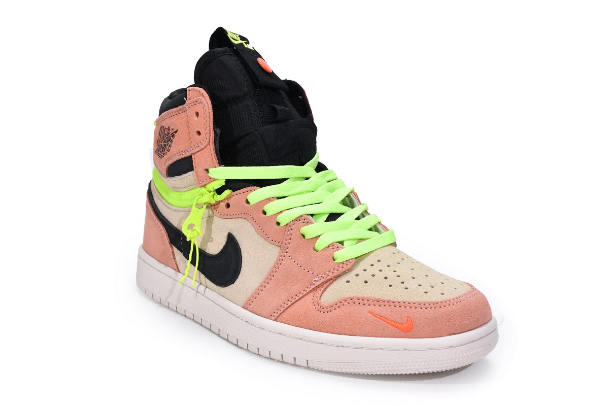Jordan 1 High Switch Peach Replica,  CW6576-800, Replica Shoes