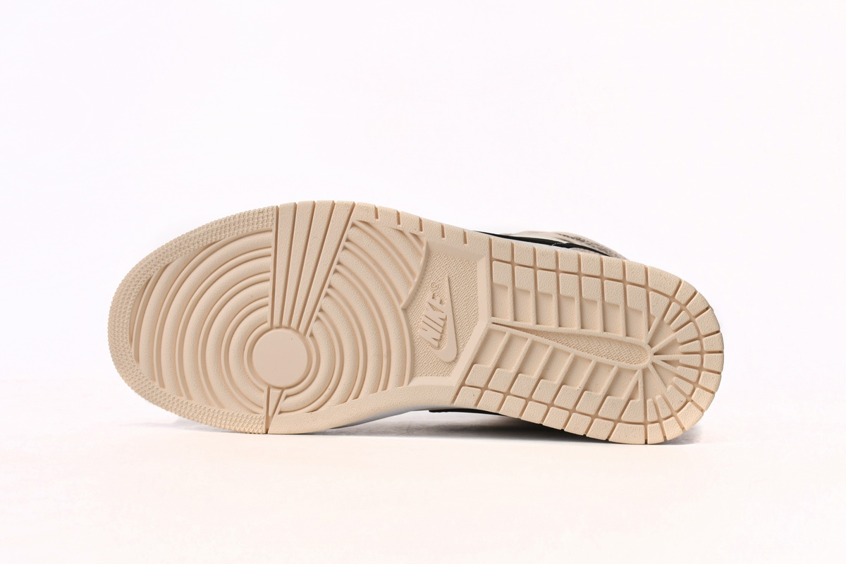 Jordan 1 Mid Barely Orange Replica, BQ6472-800, Replica Shoes