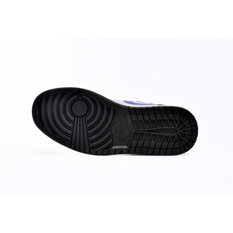 Jordan 1 Mid Black Racer Blue White Replica, 554725-084, Replica Shoes