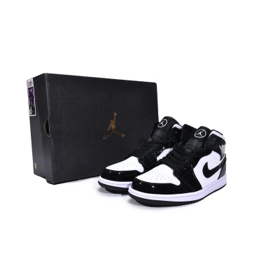 Jordan 1 Mid Carbon Fiber Replica, DD1649-001, Replica Shoes 02