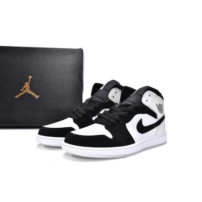 Jordan 1 Mid Diamond Shorts Replica, DH6933-100, Replica Shoes 02