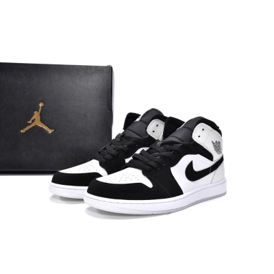 Jordan 1 Mid Diamond Shorts Replica, DH6933-100, Replica Shoes 02