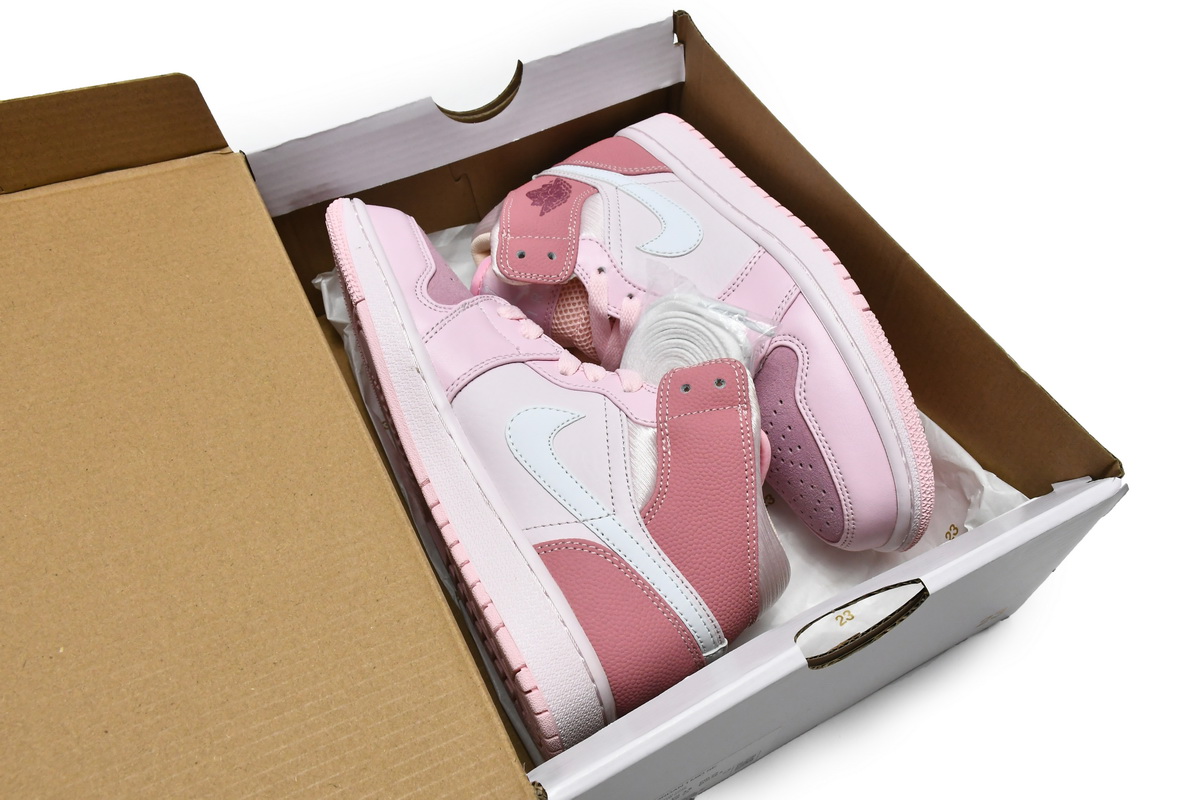 Jordan 1 Mid Digital Pink Replica, CW5379-600, Replica Shoes