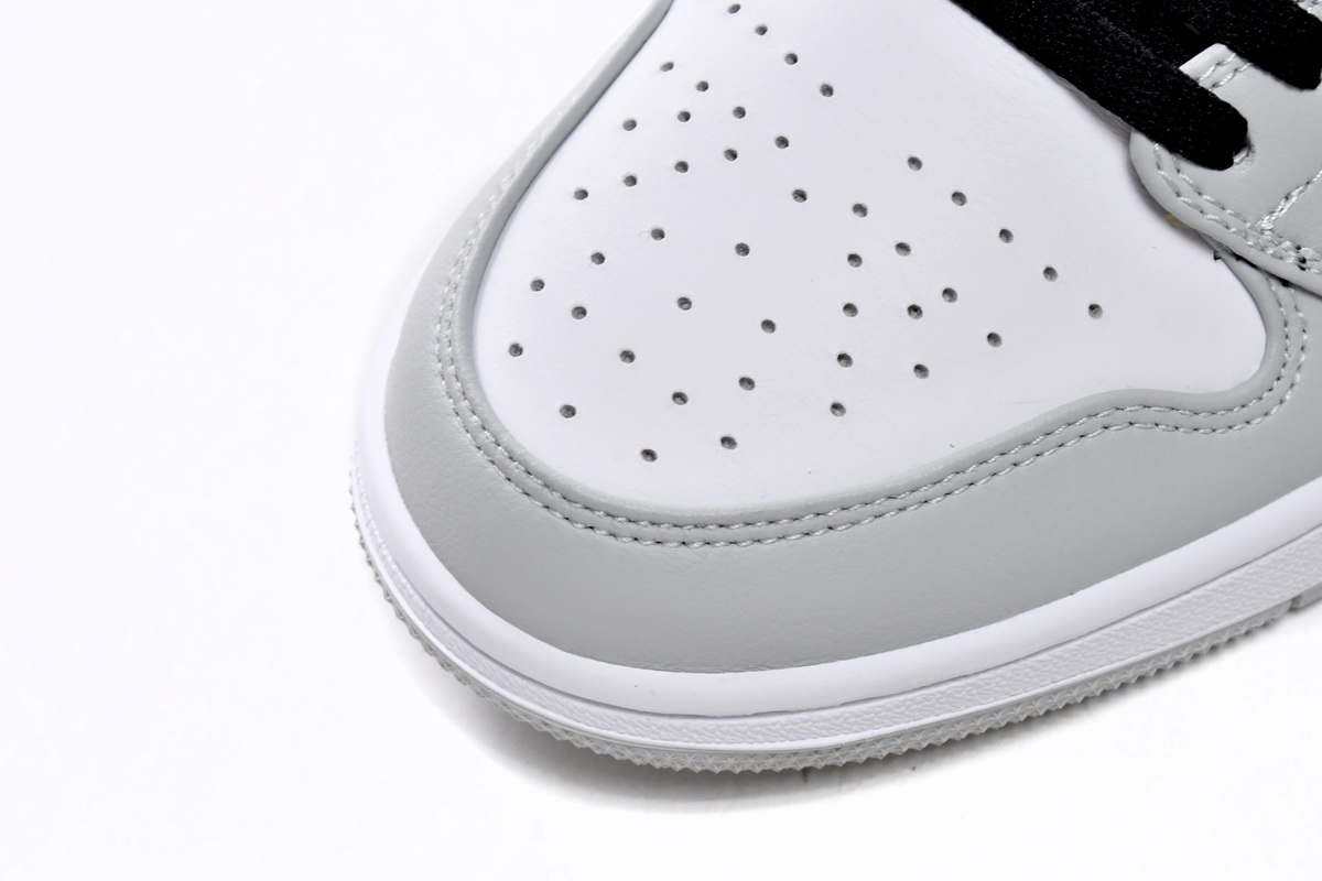 Jordan 1 Mid Light Smoke Grey Replica, 554724-092, Replica Shoes